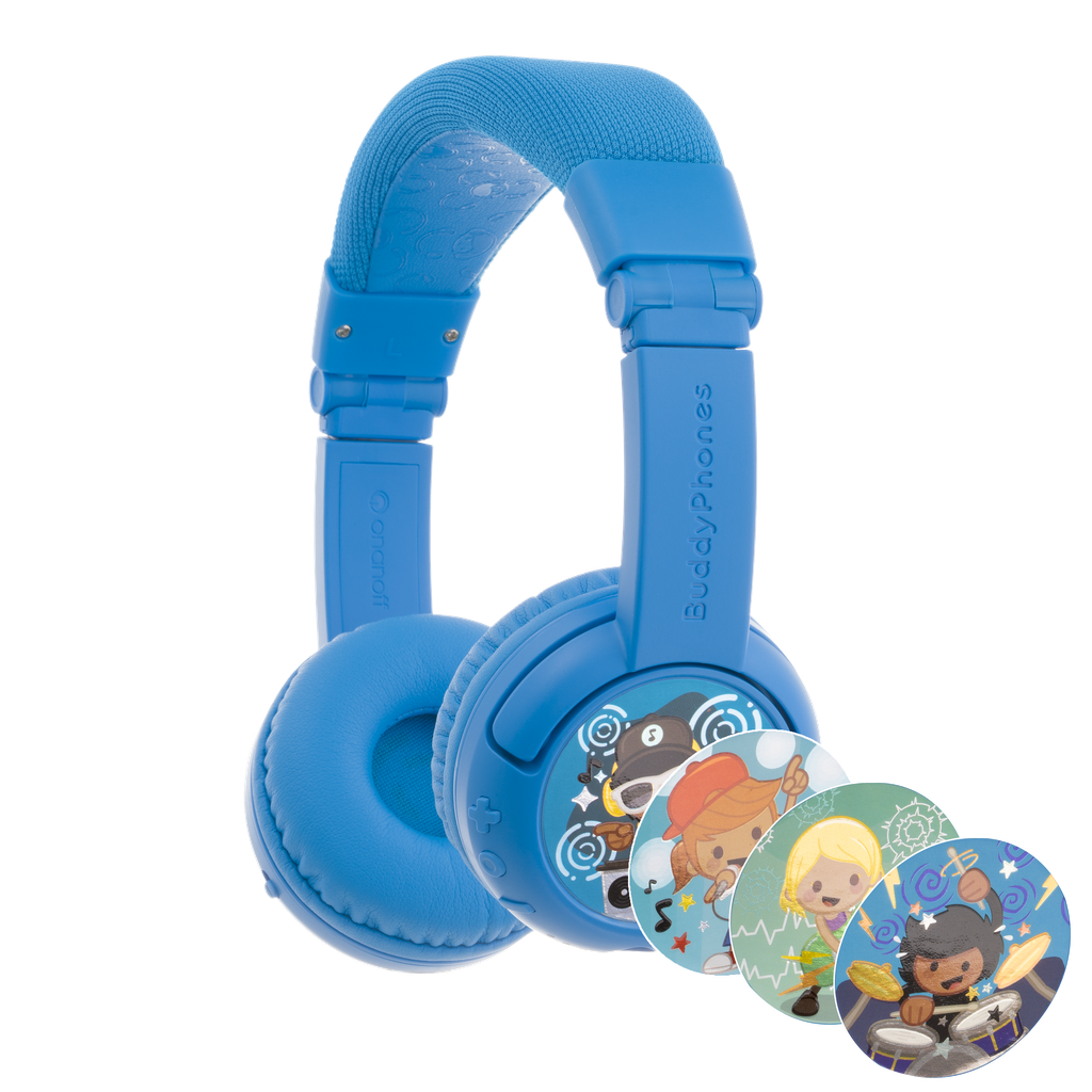 BuddyPhones Play Plus, color: Cool Blue