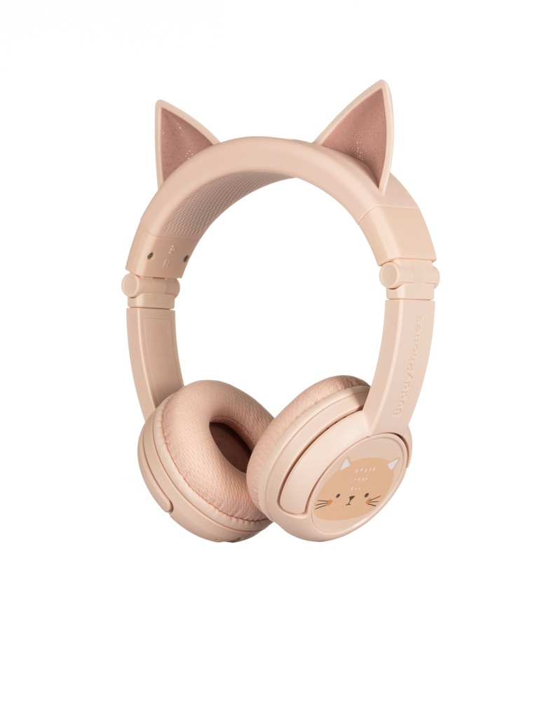 BuddyPhones Play Ears Plus, CAT ears color rose