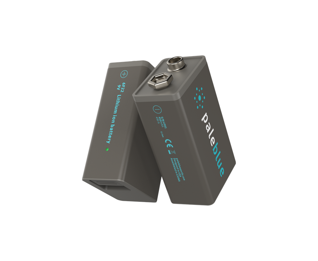 [PB-9V] PBE piles rechargeables USB 9V (pack de 2pcs)