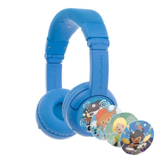 [BT-BP-PLAYP-BLUE] BuddyPhones Play Plus, color: Cool Blue