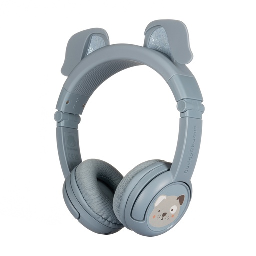 [BT-BP-PLAYP-EARS-DOG] BuddyPhones Play Ears Plus, DOG ears color blue