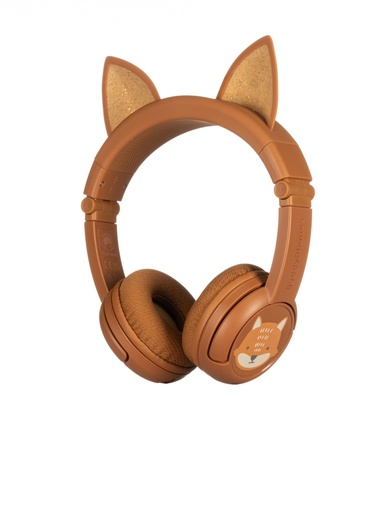 [BT-BP-PLAYP-EARS-FOX] BuddyPhones Play Ears Plus, FOX ears color brown