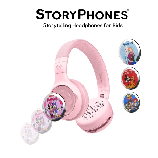 [ON-STORYPH-DIS-PINK] Storyphones casque rose version Disney