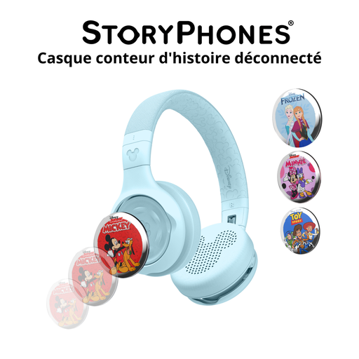 [ON-STORYPH-DIS-BLUE] Storyphones casque bleu version Disney